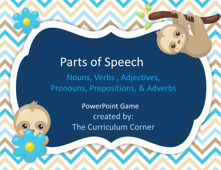 parts of speech nouns verbs adjectives pronouns
