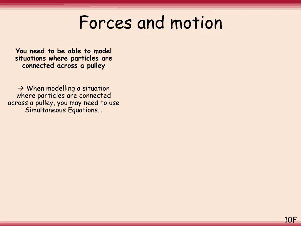 forces and motion