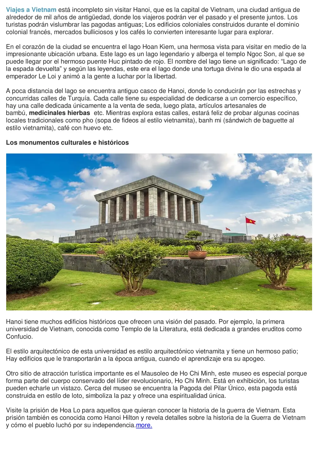 viajes a vietnam est incompleto sin visitar hanoi