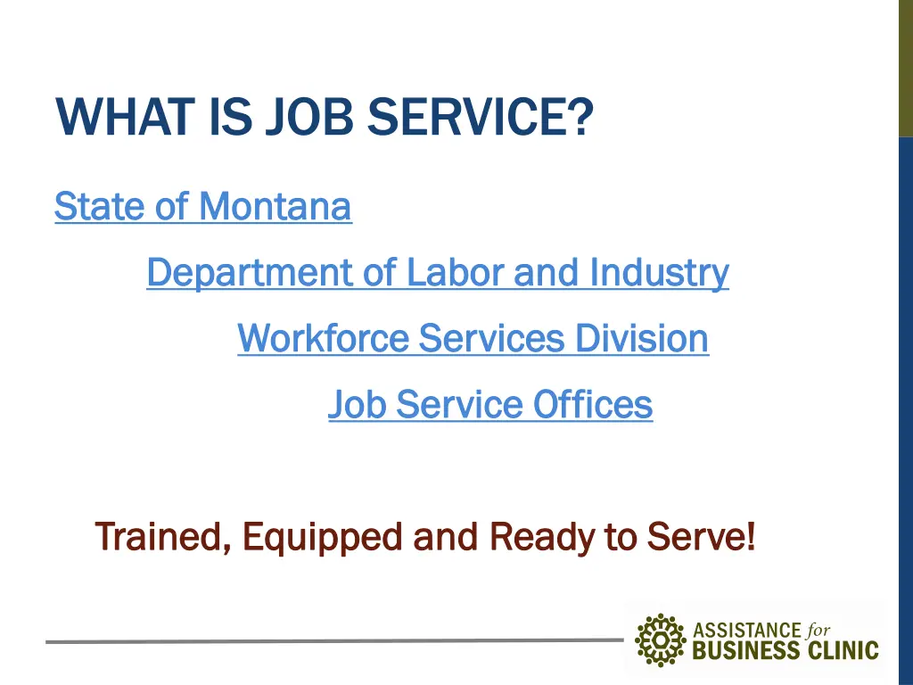 what is job service