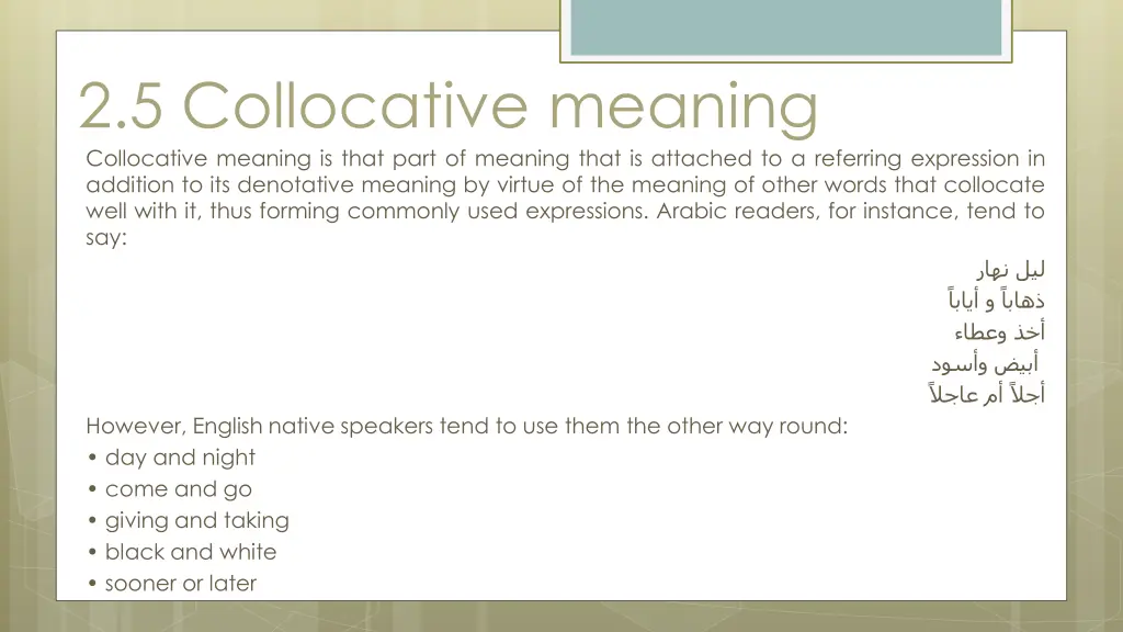 2 5 collocative meaning collocative meaning