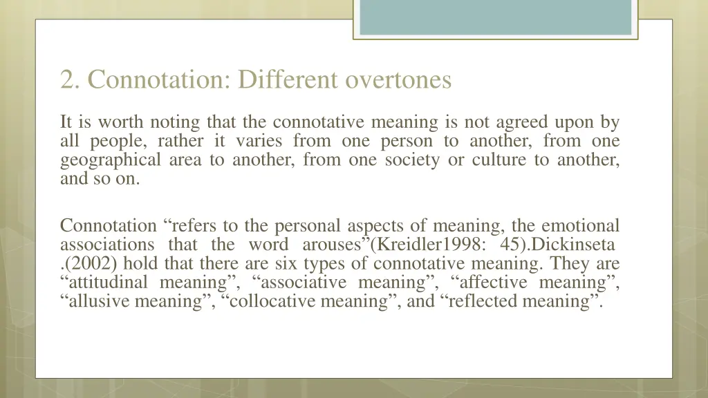2 connotation different overtones