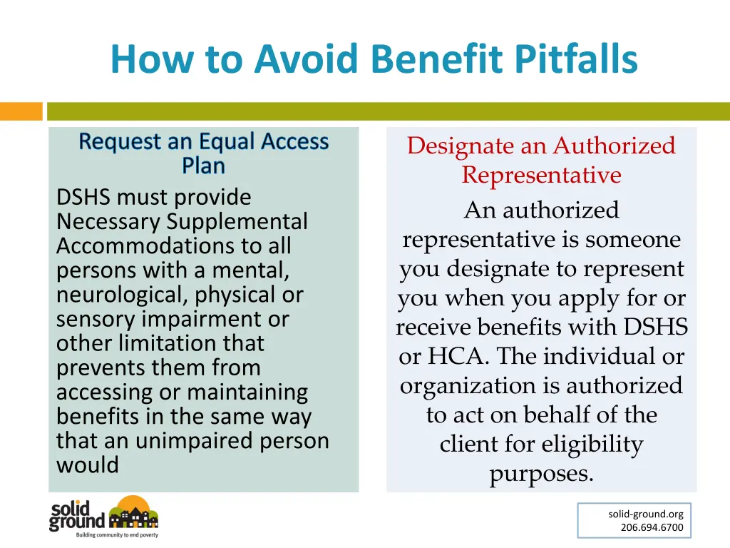 how to avoid benefit pitfalls