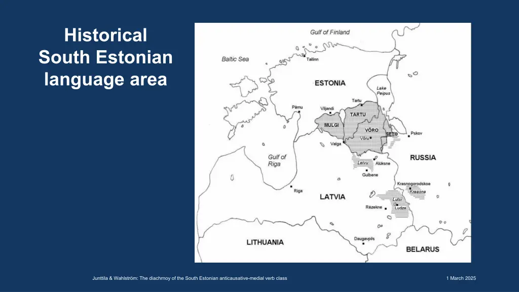 historical south estonian language area