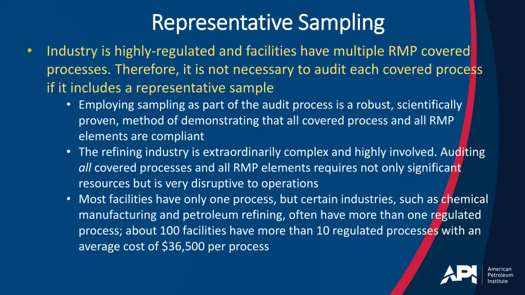 representative sampling representative sampling
