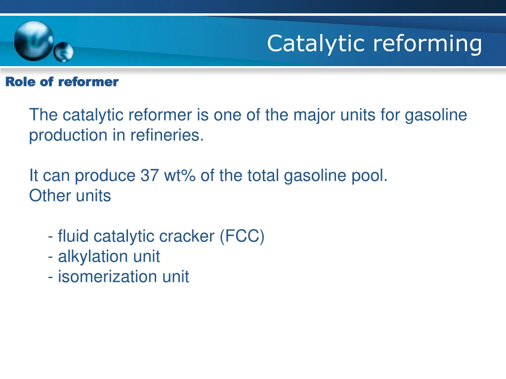 catalytic reforming 6