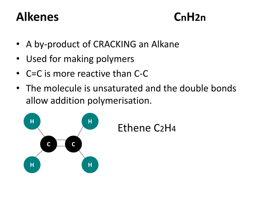 alkenes