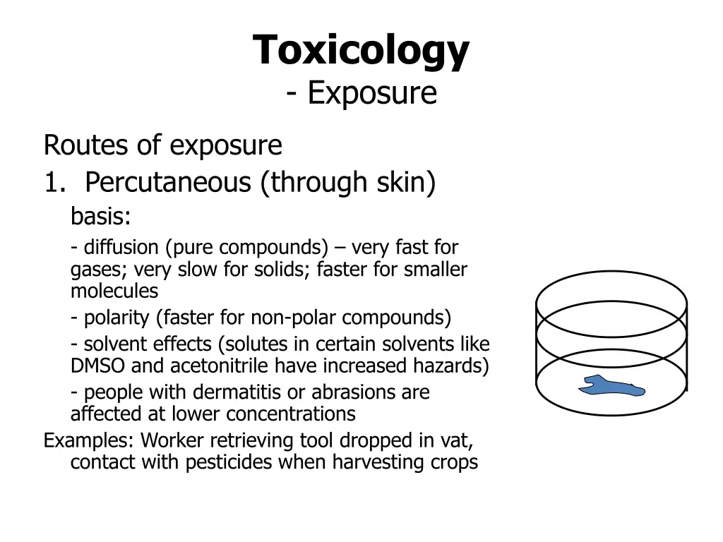 toxicology exposure 2