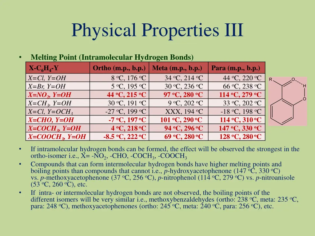 physical properties iii