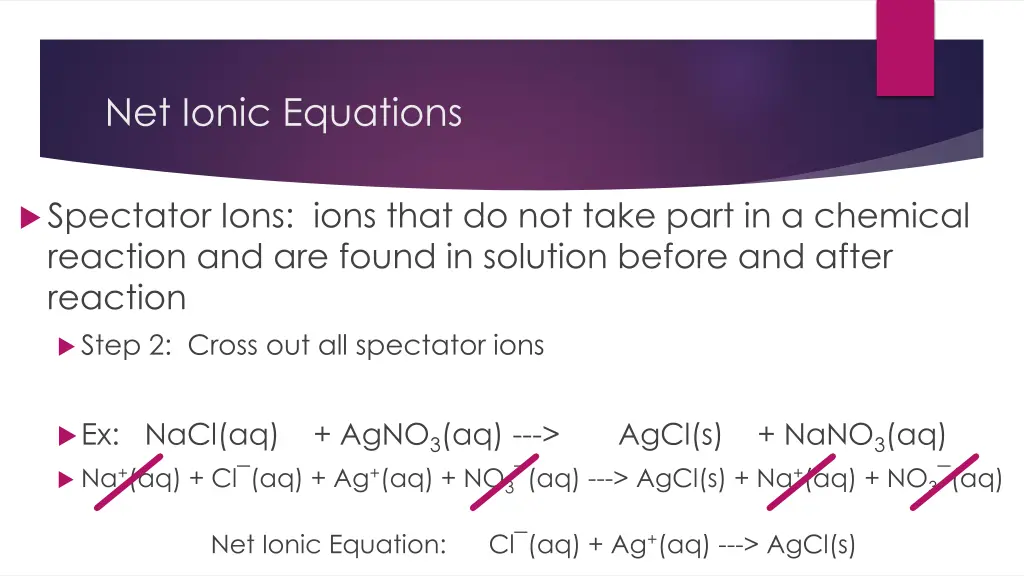 net ionic equations 1
