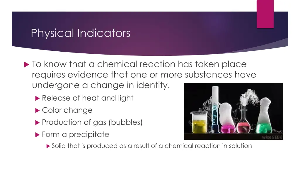 physical indicators