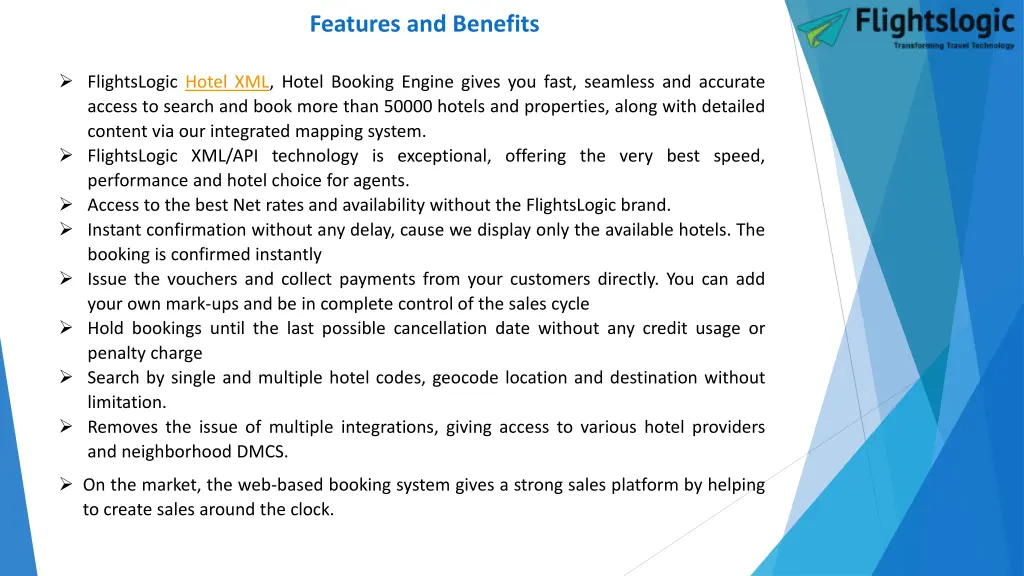 features and benefits