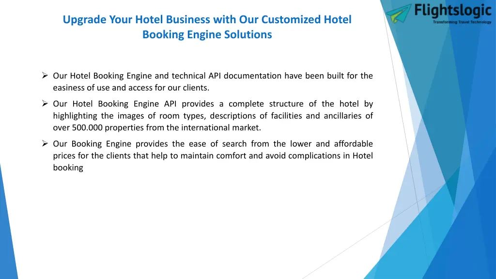 upgrade your hotel business with our customized