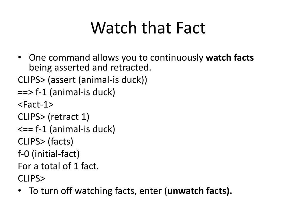 watch that fact