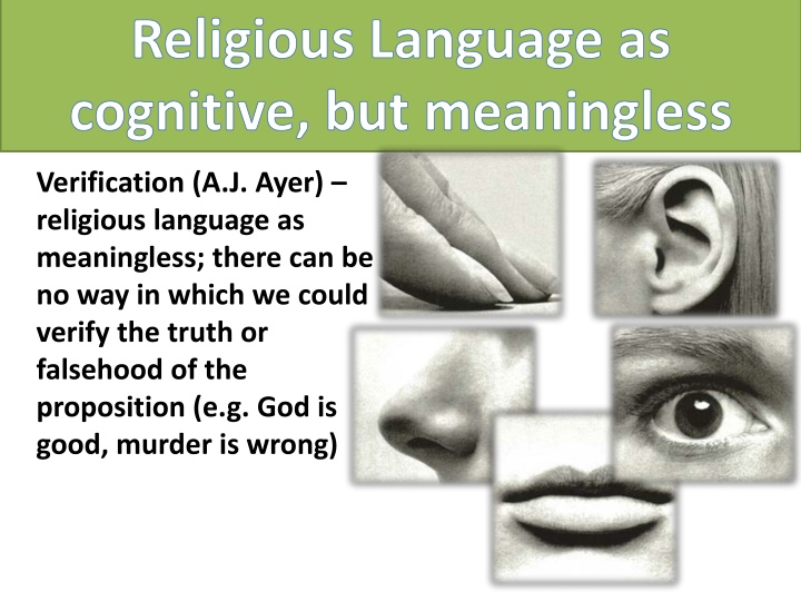religious language as cognitive but meaningless