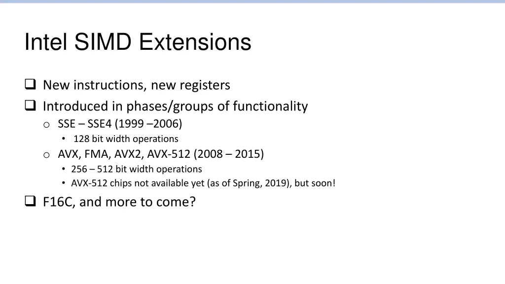 intel simd extensions