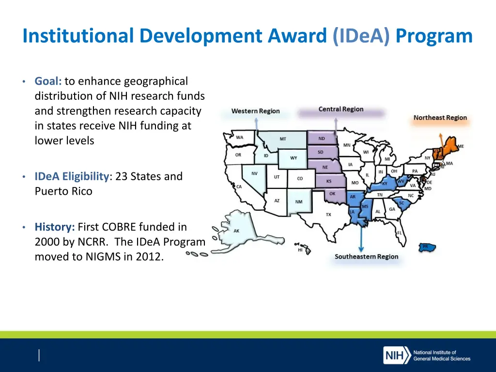 institutional development award idea program