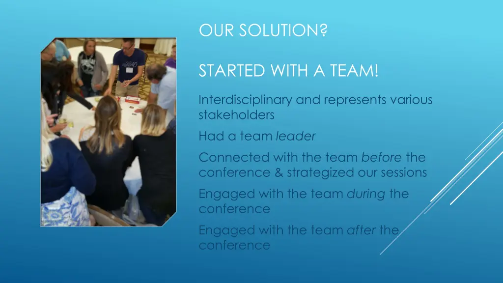 our solution