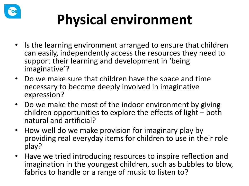 physical environment