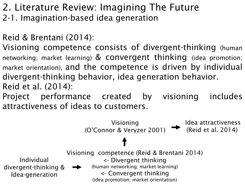 2 literature review imagining the future 1