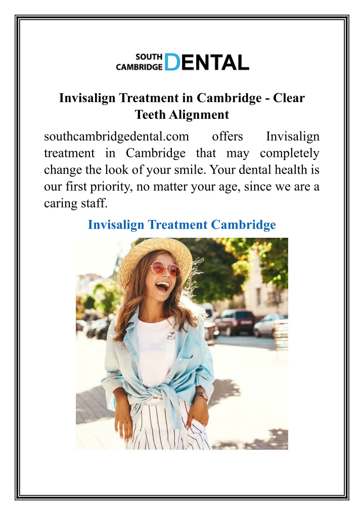 invisalign treatment in cambridge clear teeth