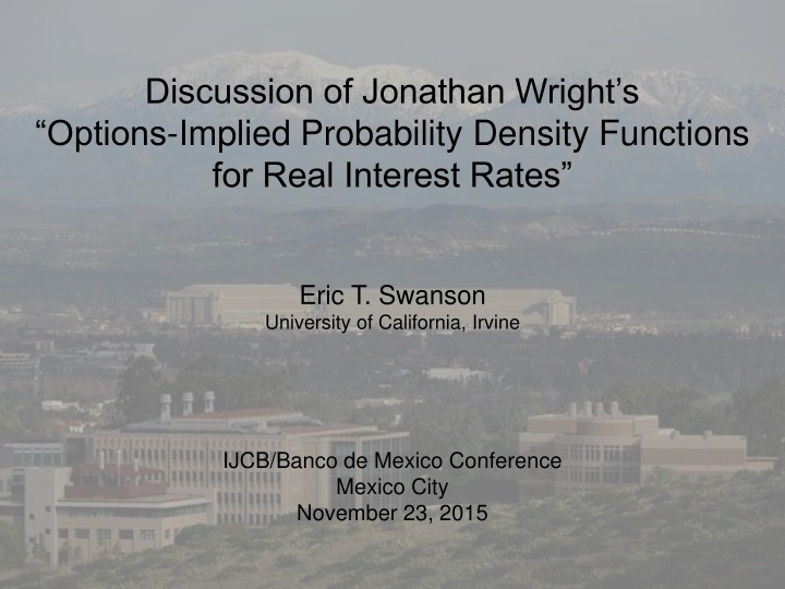 discussion of jonathan wright s options implied
