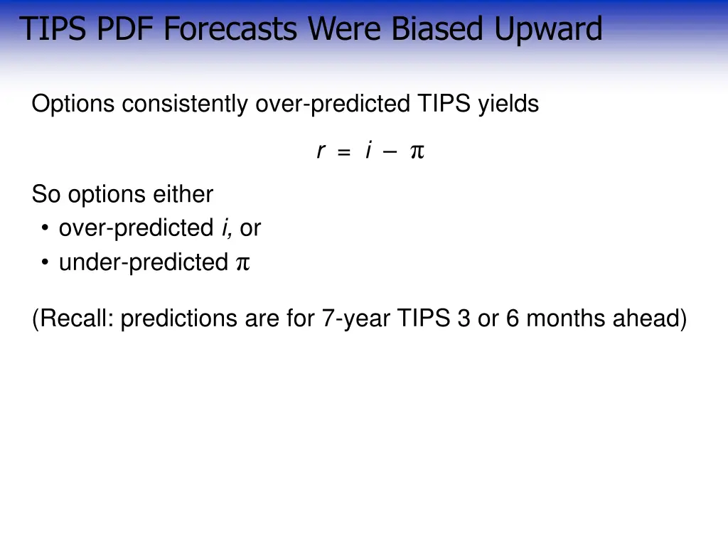 tips pdf forecasts were biased upward