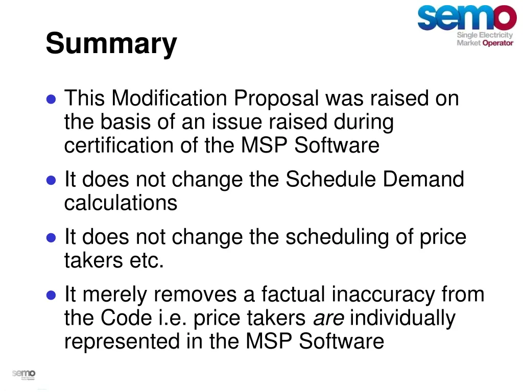 summary