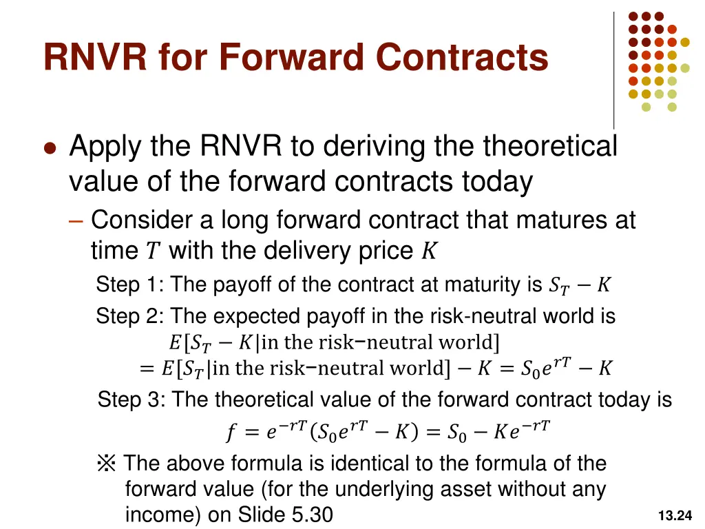 rnvr for forward contracts 1