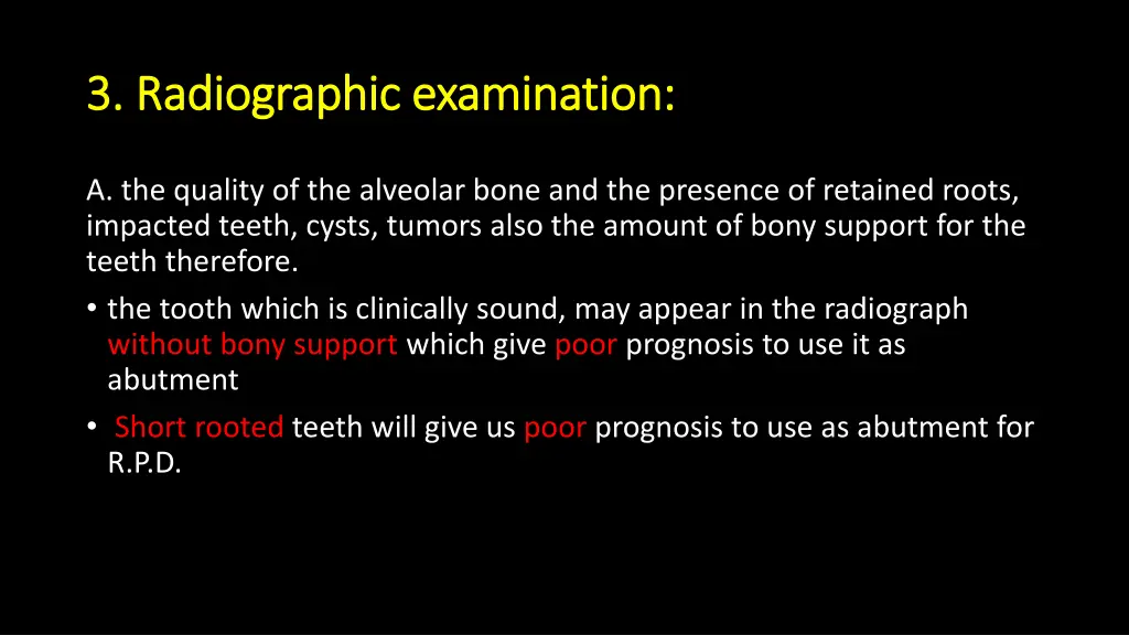 3 3 radiographic examination radiographic