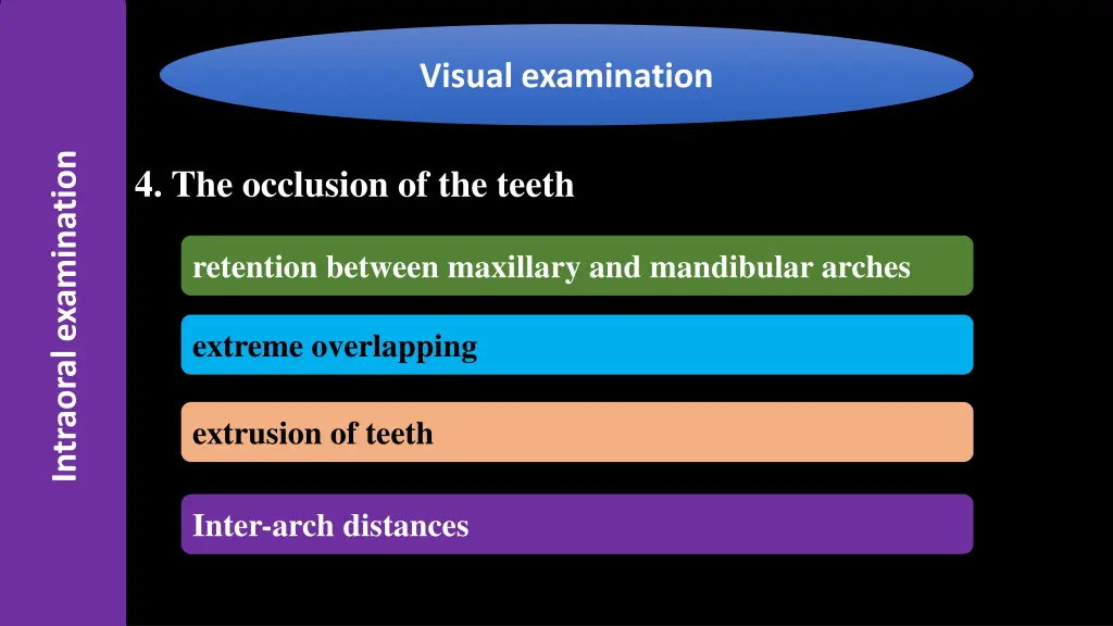 visual examination 4
