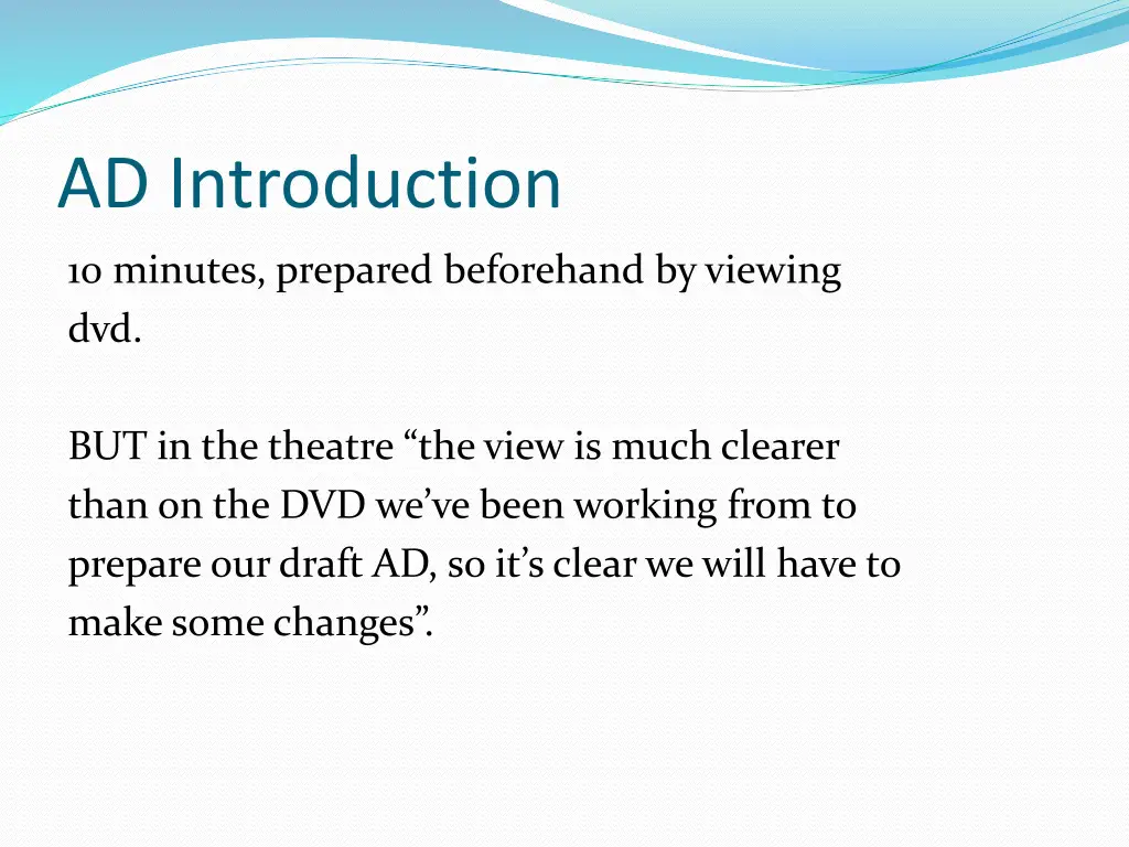 ad introduction