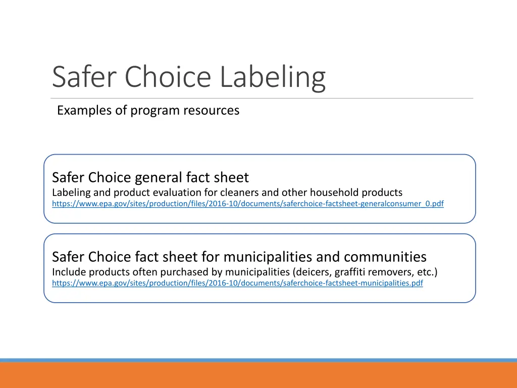 safer choice labeling
