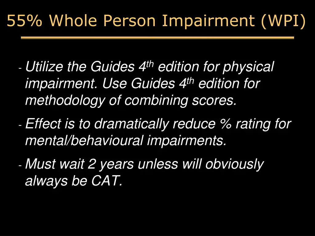 55 whole person impairment wpi 1