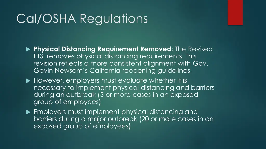 cal osha regulations 3