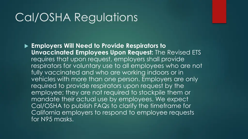 cal osha regulations 4