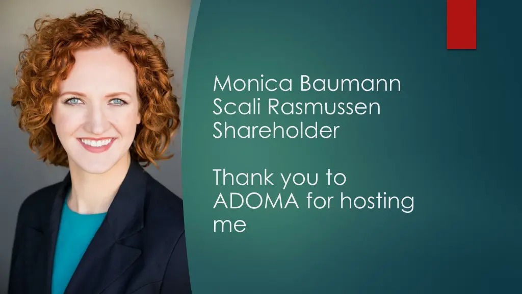 monica baumann scali rasmussen shareholder
