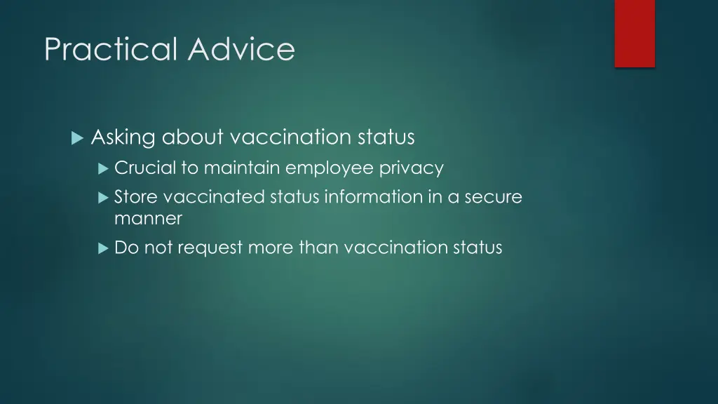 practical advice 1