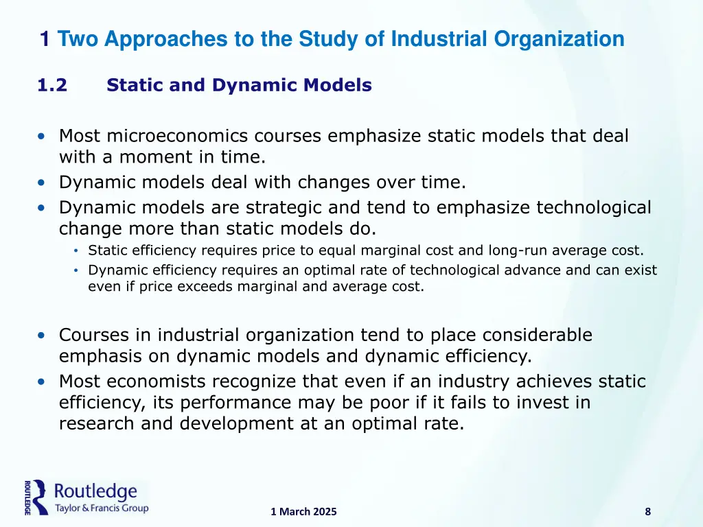 1 two approaches to the study of industrial 6