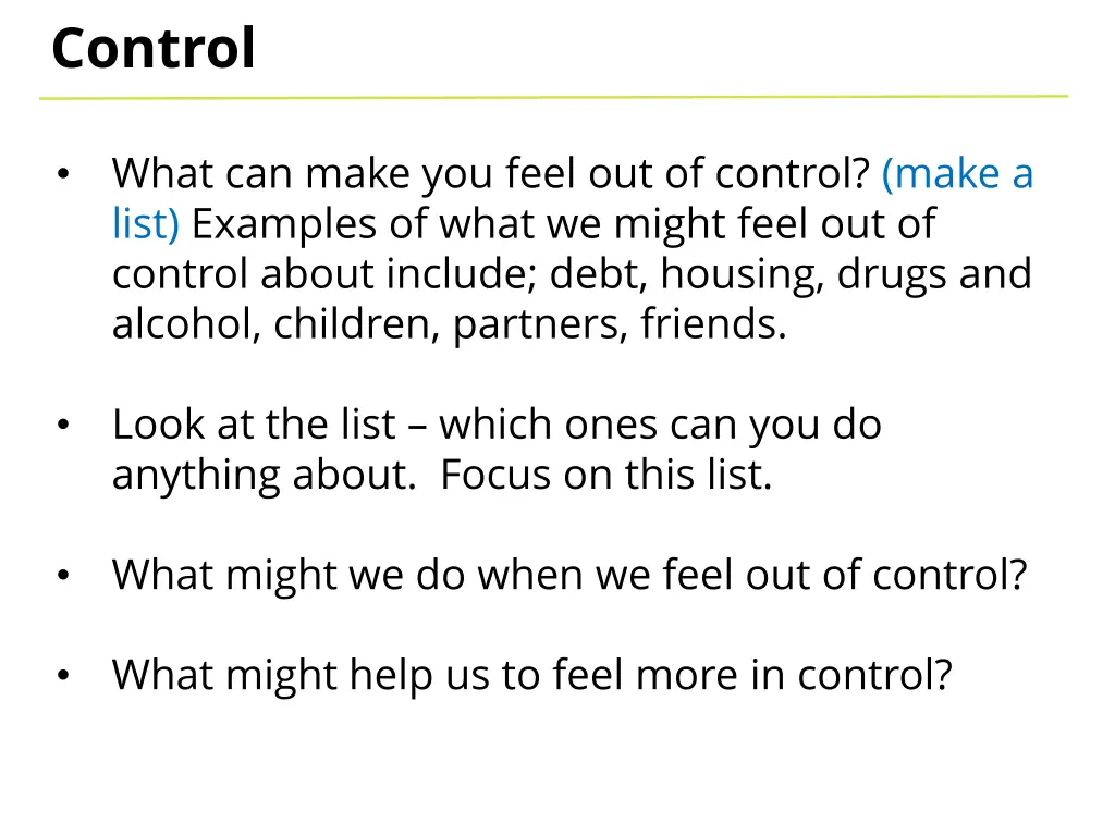 control