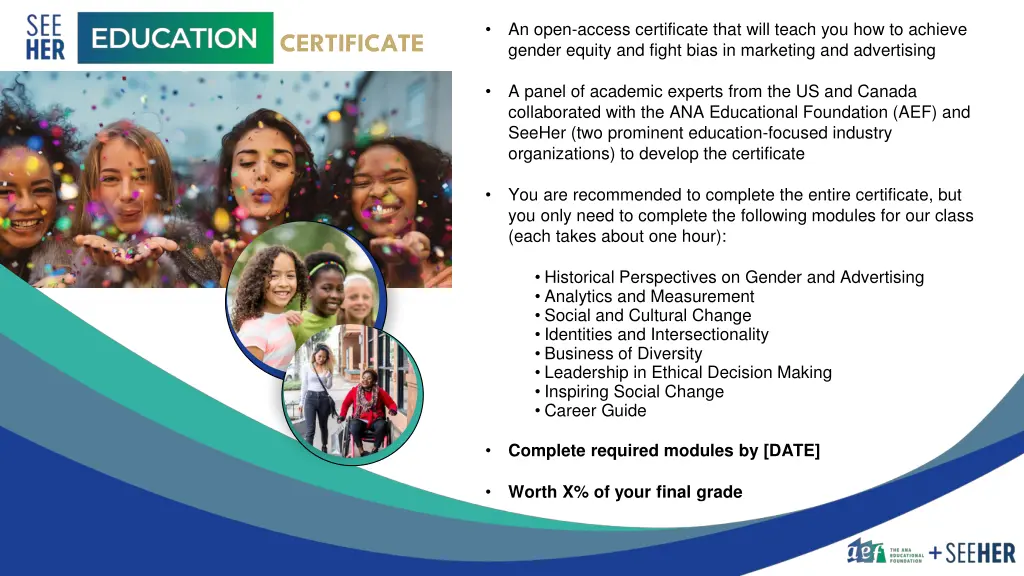 an open access certificate that will teach 1
