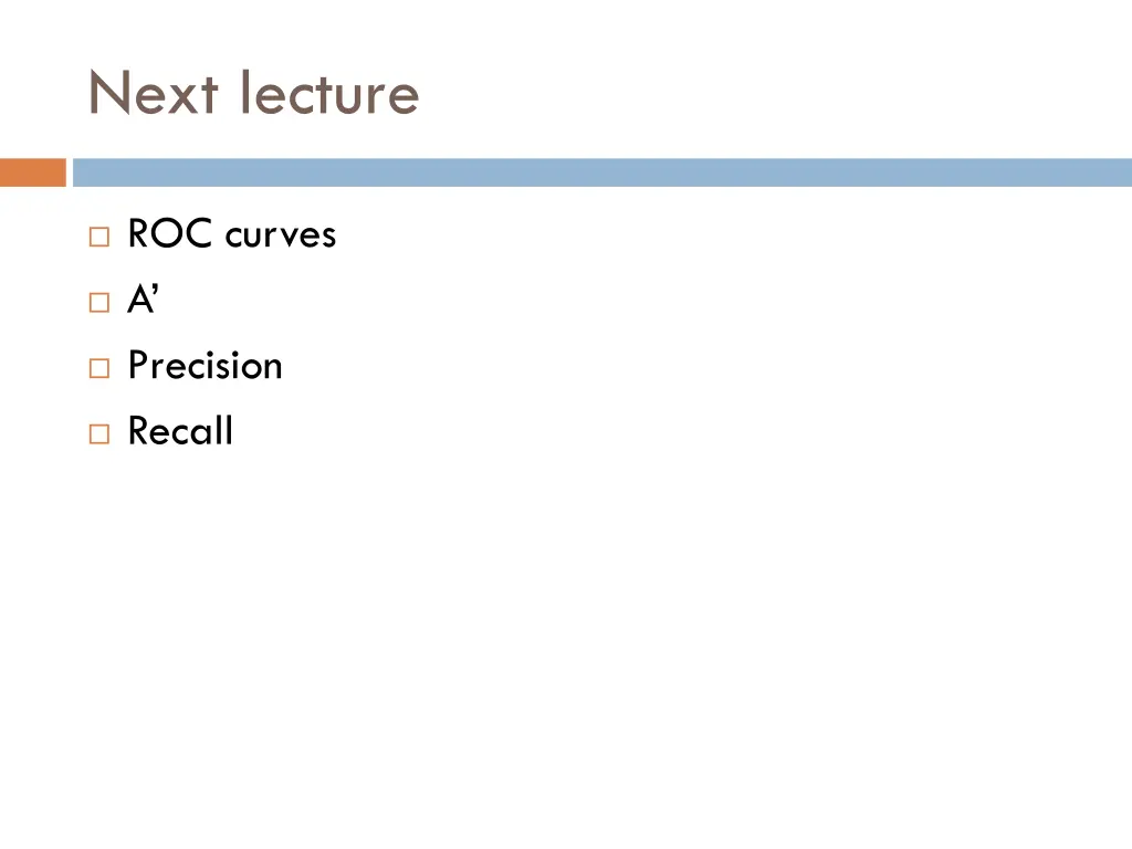 next lecture