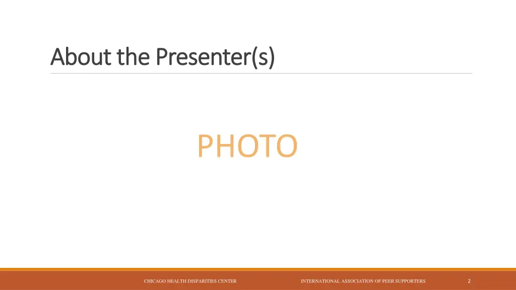 about the presenter s about the presenter s