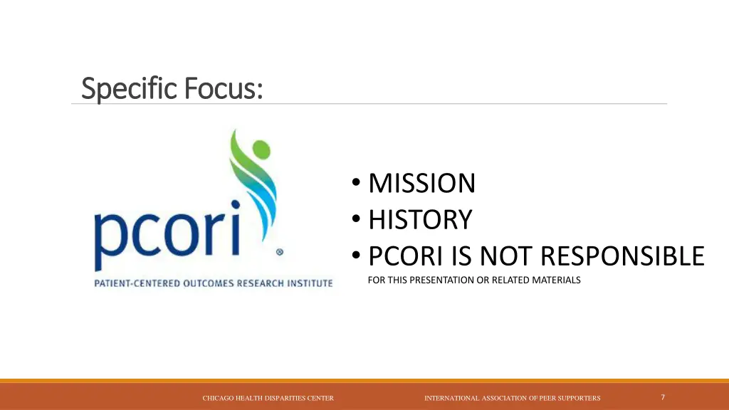 specific focus specific focus