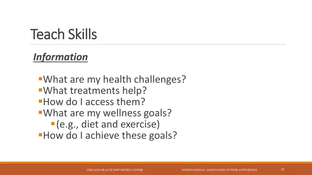 teach skills teach skills