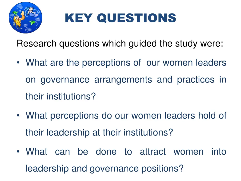 key questions