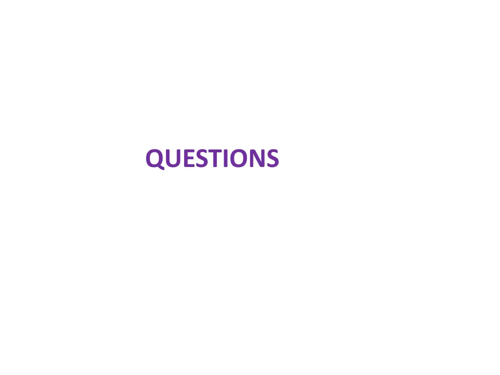 questions