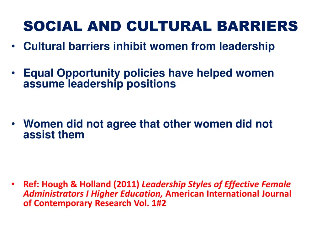 social and cultural barriers cultural barriers