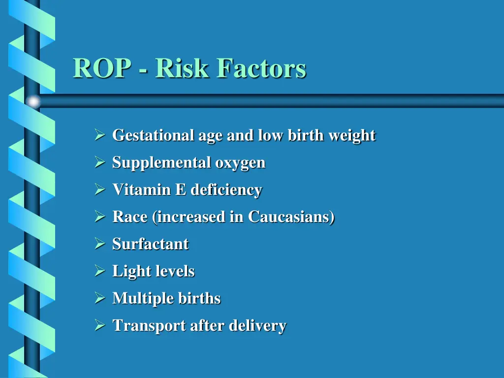 rop risk factors