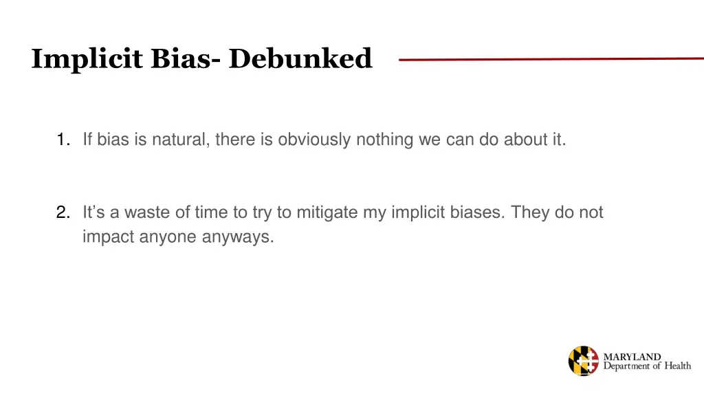 implicit bias debunked